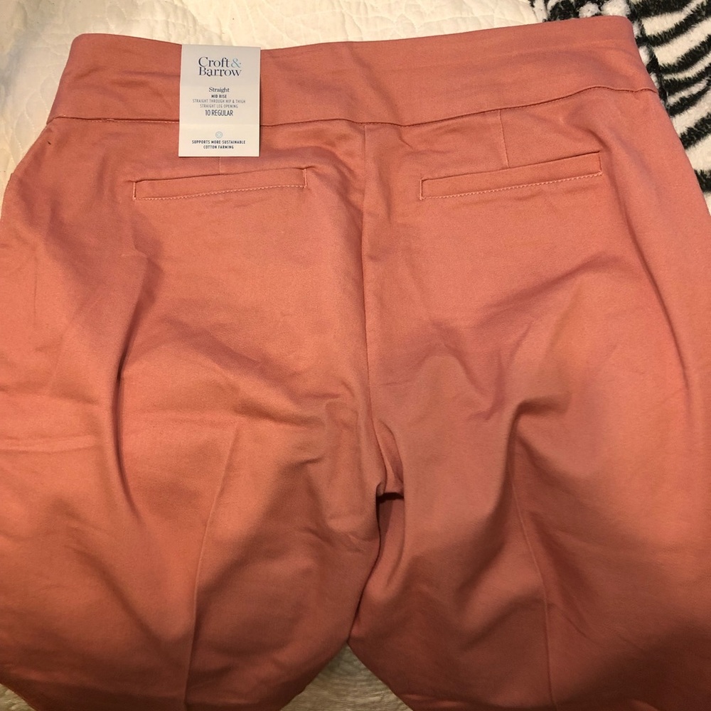 NWT CROFT & BARROW PANTS - Picture 3 of 3